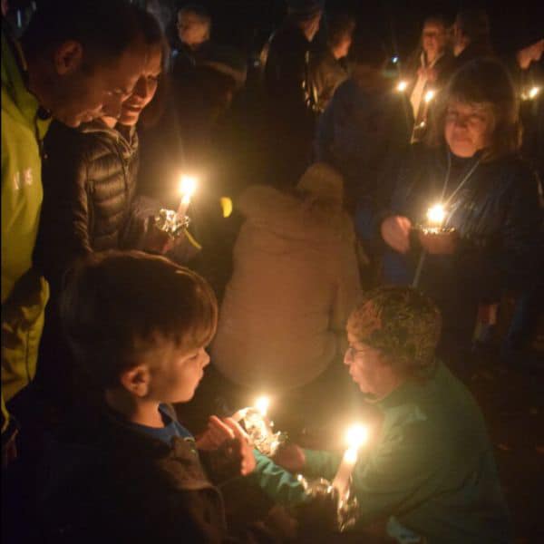 Outreach support moment highlighting care for local residents